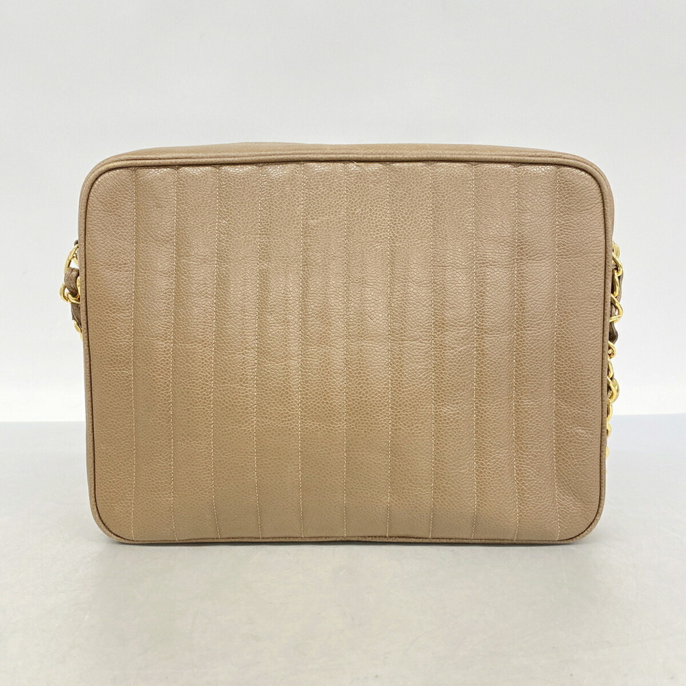 Chanel Mademoiselle Chain Shoulder Bag, Large Coco Design, Caviar Skin, Light... - Picture 10 of 10